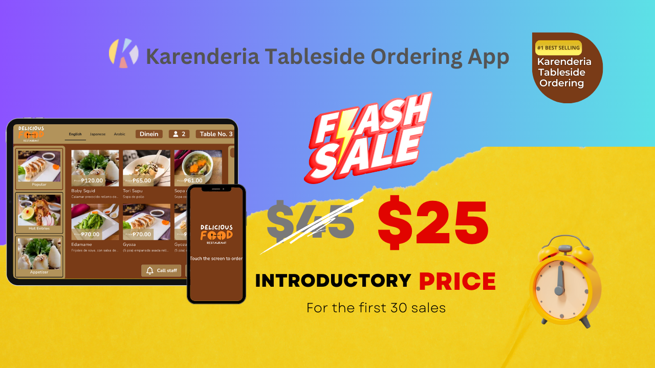 Karenderia Tableside Ordering - 1